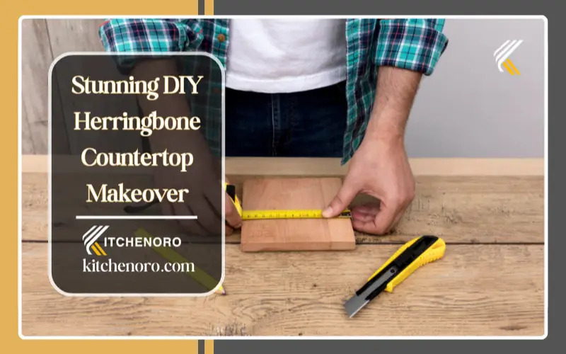 Diy Herringbone Countertop