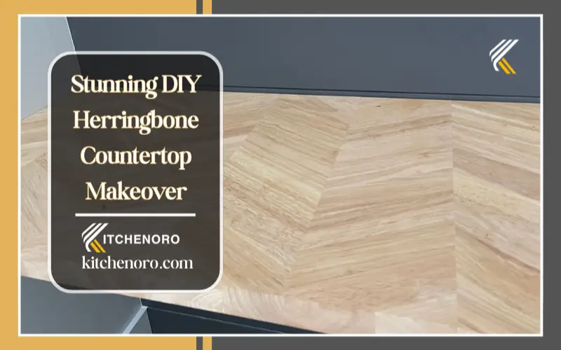 Diy Herringbone Countertop