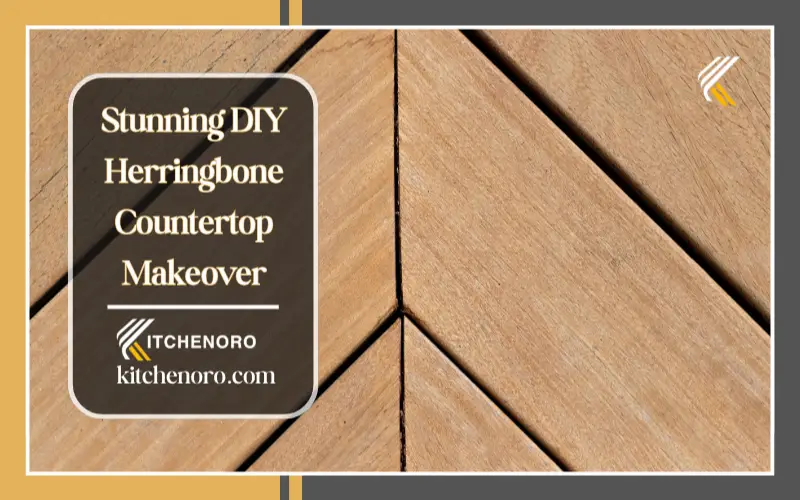 Diy Herringbone Countertop