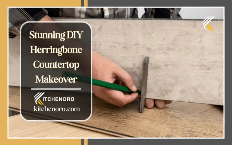 Diy Herringbone Countertop