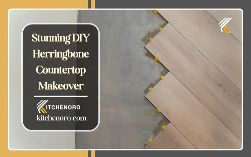 Diy Herringbone Countertop