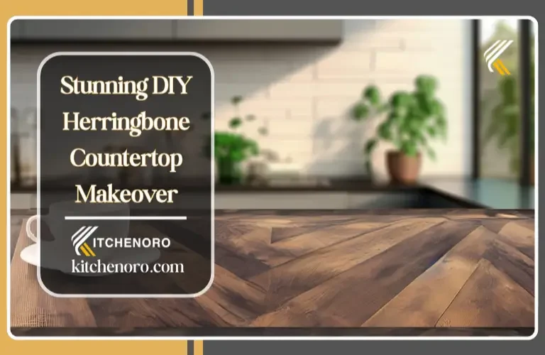 Diy Herringbone Countertop