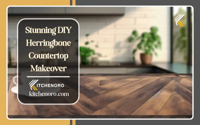 Diy Herringbone Countertop
