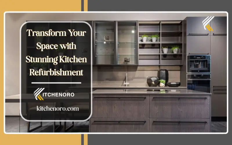 kitchen refurbishment with modern cabinets new countertops pendant lighting and fresh flooring