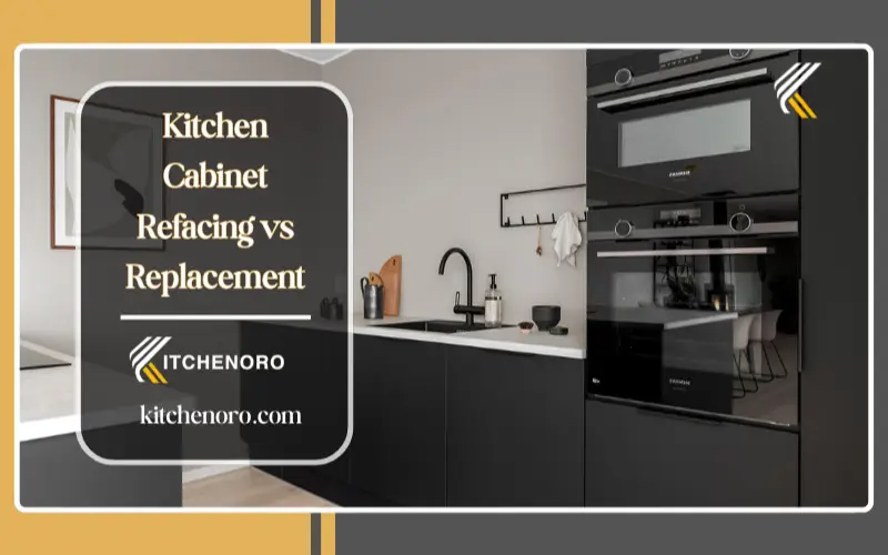 kitchen cabinet refacing process replacing doors and applying veneer to existing cabinet boxes