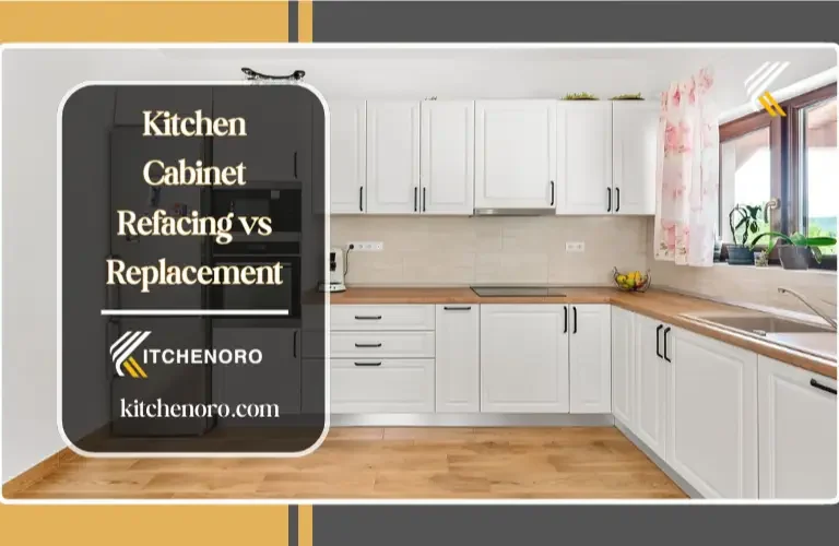 kitchen cabinet refacing vs replacement side by side comparison modern kitchen transformation