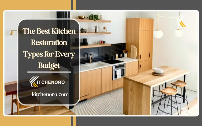 Midrange kitchen restoration with new cabinets, quartz countertops and modern lighting