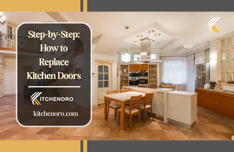 how to replace kitchen doors step by step DIY cabinet door replacement installation