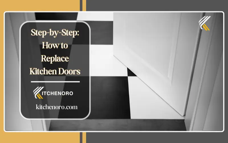 installing new kitchen cabinet doors attaching hinges and aligning doors correctly