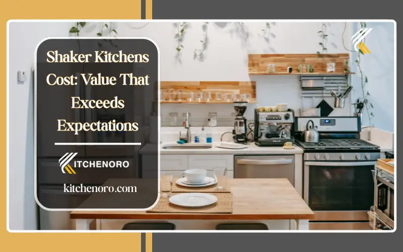 Shaker kitchen cost by size 10x10 and 12x12 layout comparison with cabinet pricing