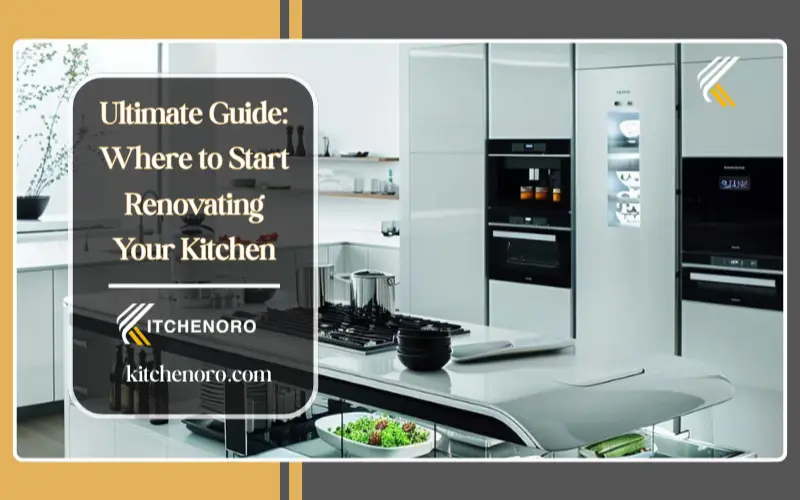 Measuring kitchen layout before renovation to plan cabinets and appliance placement