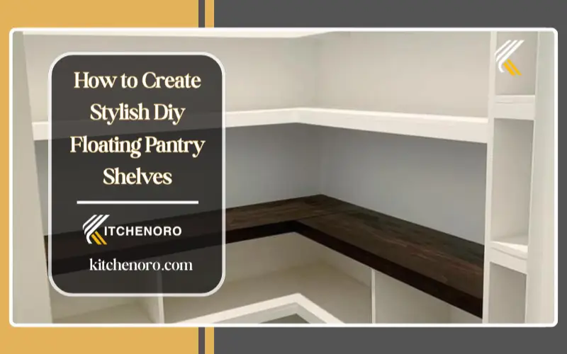 painting diy floating pantry shelves with cabinet grade paint
