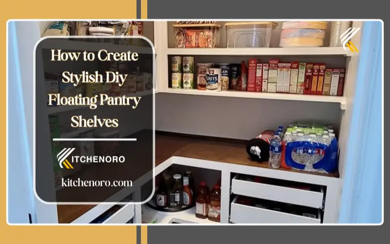 planning diy pantry shelves layout with shelf spacing marked on wall