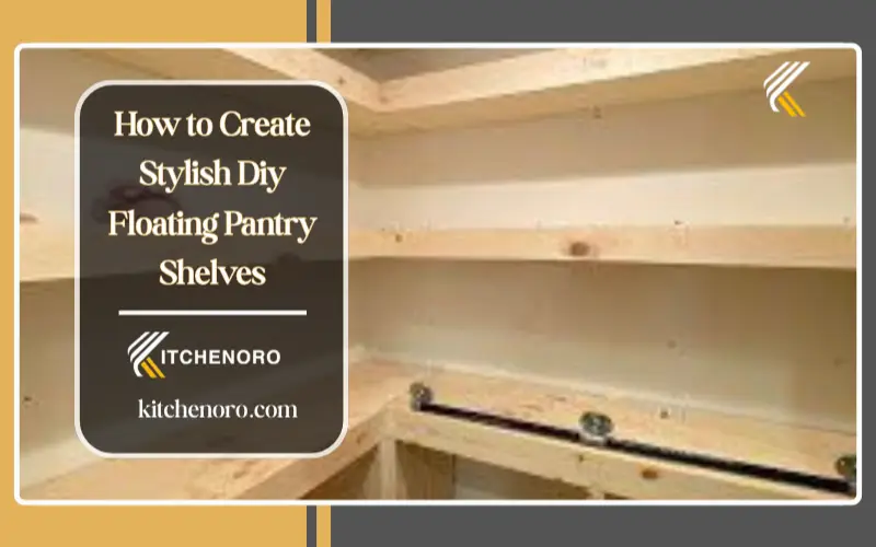 attaching plywood shelf tops to diy floating pantry shelf frame