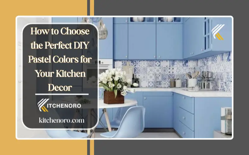 mint leaf pastel kitchen shelves DIY decor idea