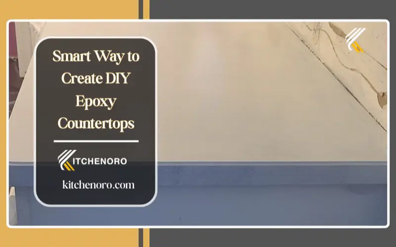 mixing epoxy resin and hardener for diy epoxy countertops