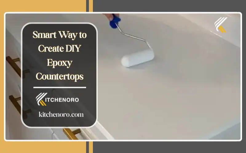 creating marble veins with sponge and paint on diy epoxy countertops