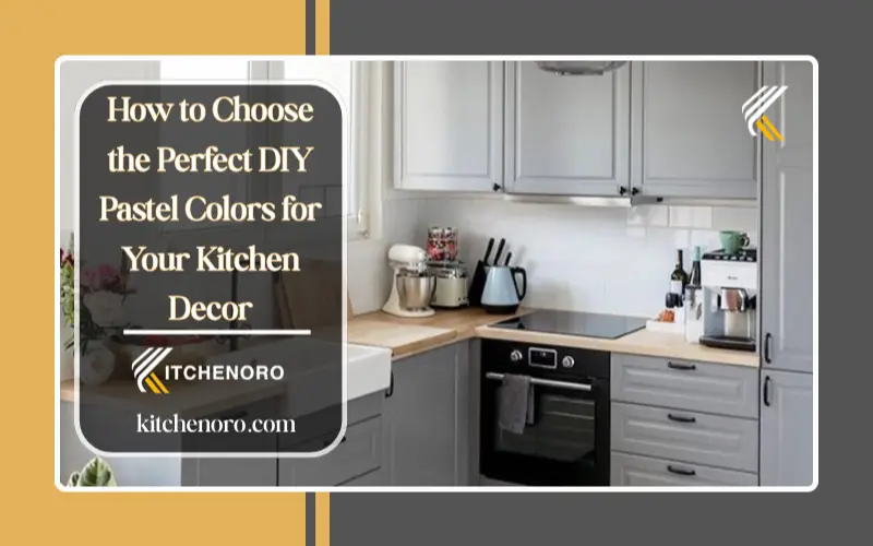 pastel kitchen color palette samples for DIY kitchen decor ideas