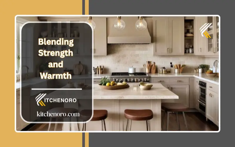 Combining Concrete and wood in a kitchen brings industrial charm and natural warmth together
