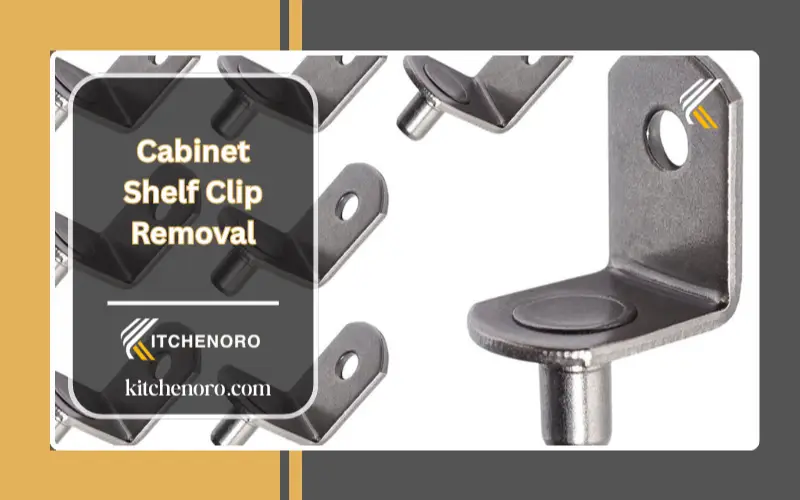 Cabinet Shelf Clip Removal