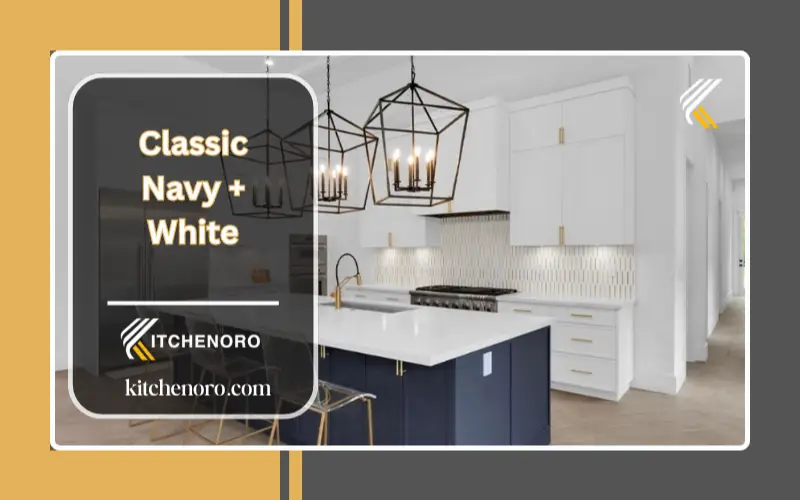 Classic Navy + White