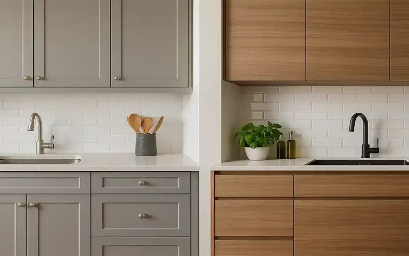 Framed v/s Frameless Cabinets
