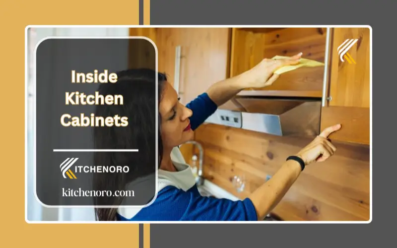 empty the Cabinets and clean them periodically with a damp cloth