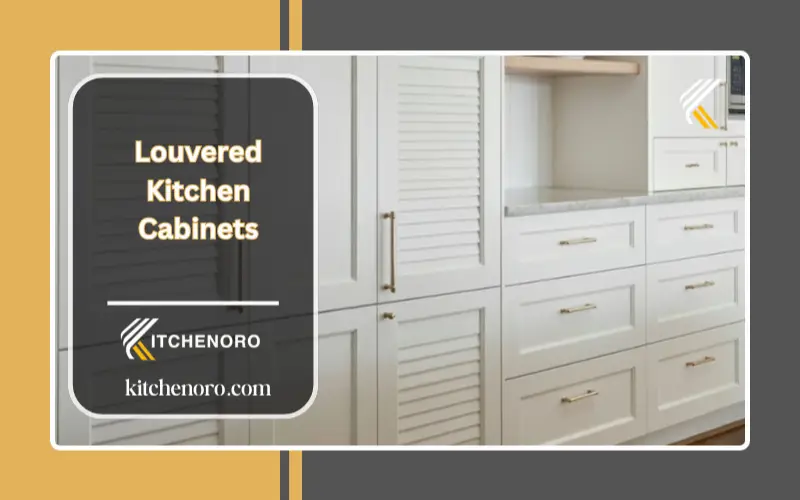 A Kitchen with Louvered Cabinets
