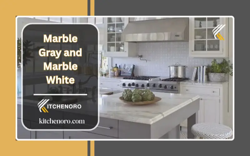 Marble Gray and Marble White