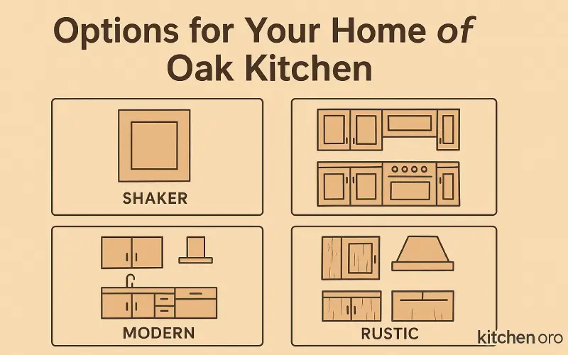 Options for Your Home of oak kitchens