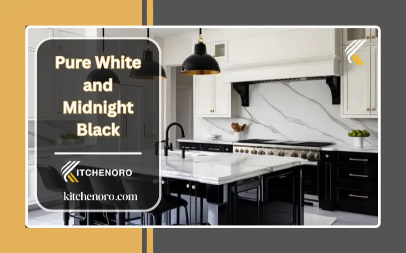 Pure White and Midnight Black