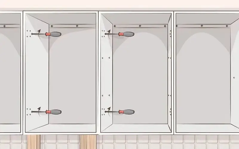 Remove the Cabinets for Open Shelves in the kitchen