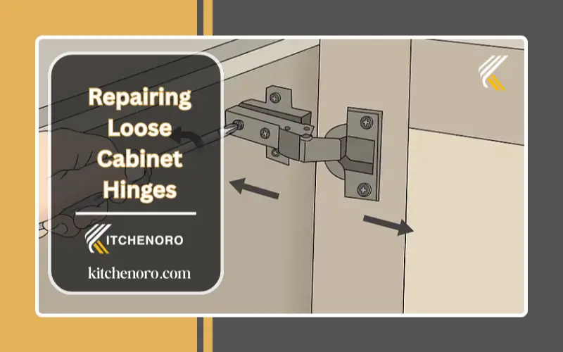 Repairing Loose Cabinet Hinges with screw