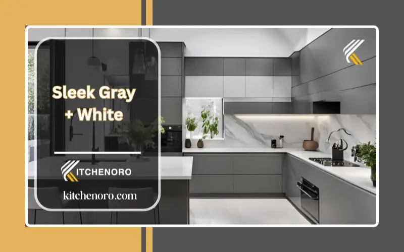 Sleek Gray + White