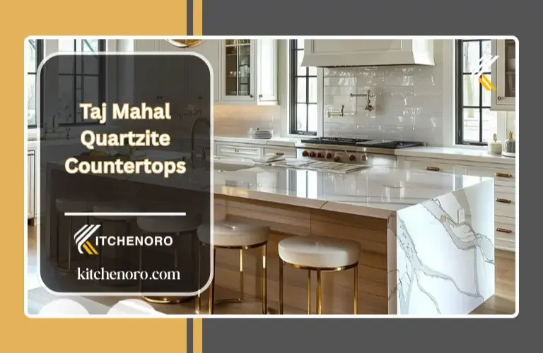 Taj Mahal Quartzite Countertops for luxury kitchen