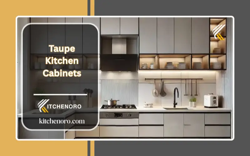 Taupe Kitchen Cabinets