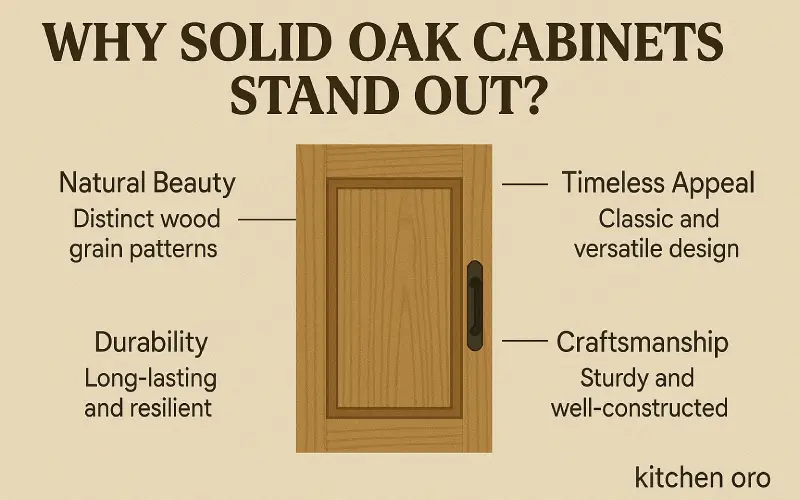 Why Solid Oak Cabinets Stand Out?