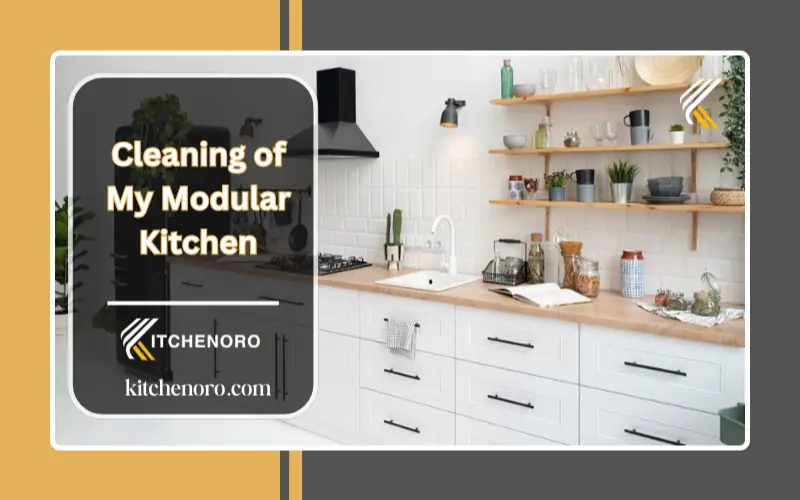Regular Cleaning of My Modular Kitchen