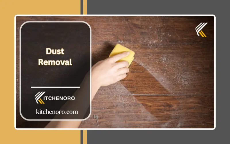 Dust Removal of butcher block