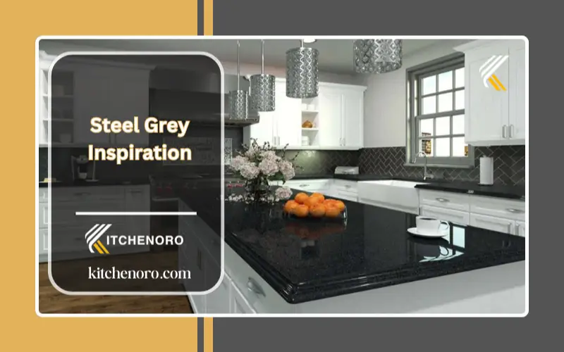 Steel Grey granite countertops