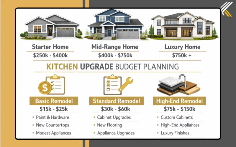 how much to spend on kitchen remodel based on home value