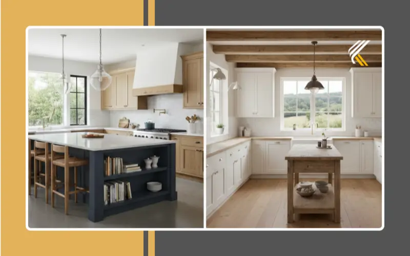 Different kitchen remodeling styles and layout options in modern homes