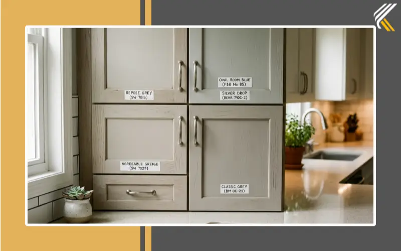 best greige paint colors for kitchen cabinets comparison