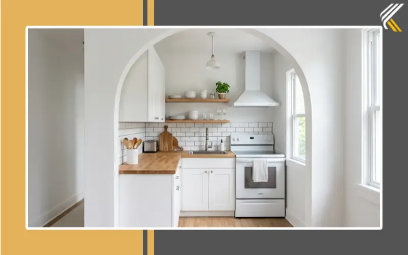 budget friendly kitchen arch design ideas drywall style