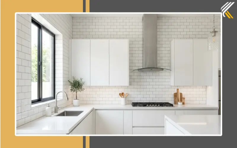 full height kitchen backsplash modern tile design