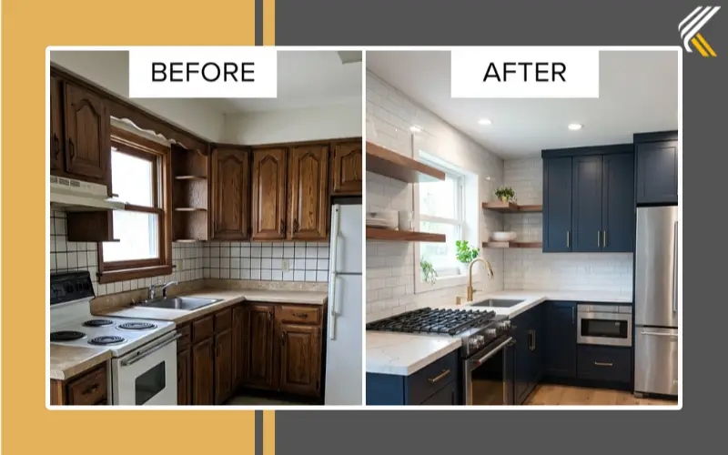 kitchen cabinet ideas before and after transformation