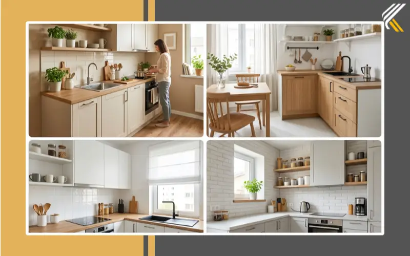 low cost simple kitchen design ideas collage