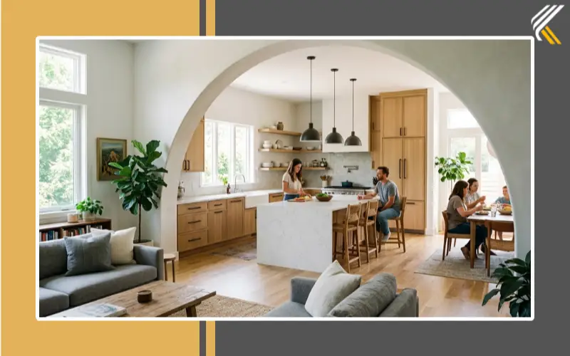 open kitchen arch design ideas for modern homes