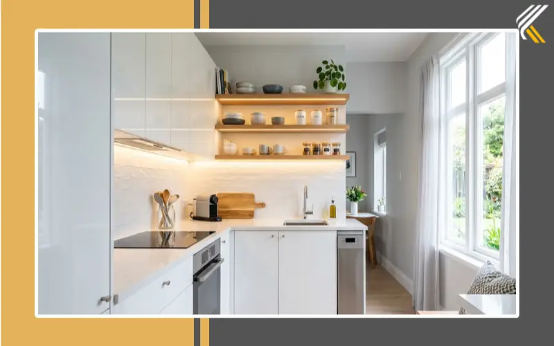 small kitchen design to make space look bigger
