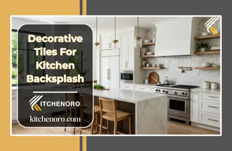 Decorative tiles for kitchen backsplash featuring zellige, marble, and geometric designs